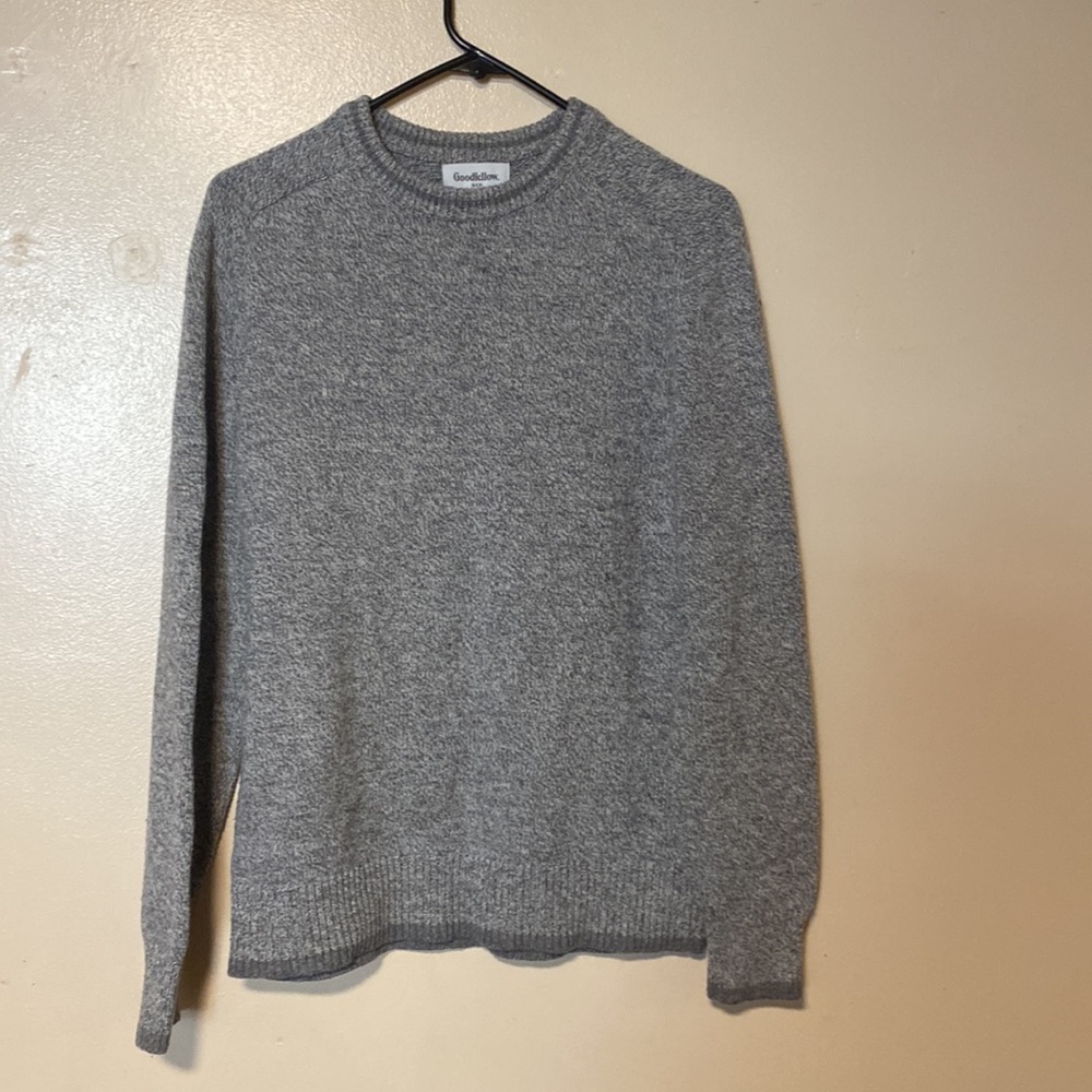 Goodfellow & Co. Men's Regular Fit Pullover Sweater Gray color size S